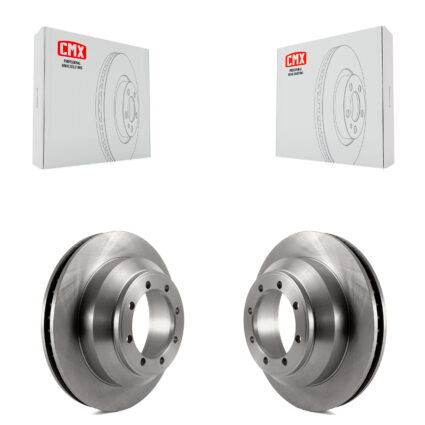 Rear Disc Brake Rotors Pair For Ford E-350 Super Duty Econoline With Dual Wheels K8-100663