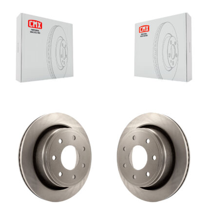 Rear Disc Brake Rotors Pair For 2012-2014 Ford F-150 With 7 Lug Wheels K8-100669
