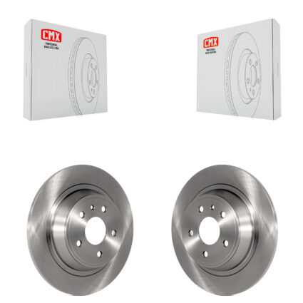 Rear Disc Brake Rotors Pair For Ford Fusion Lincoln MKZ K8-100672