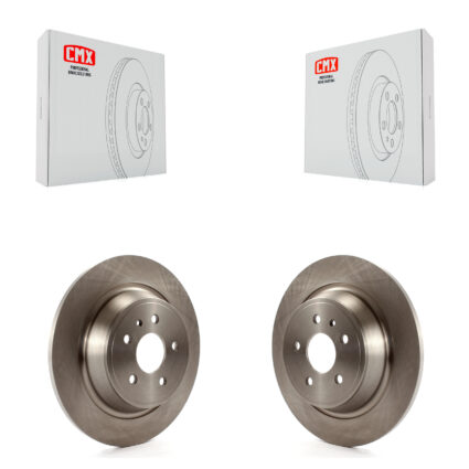 Rear Disc Brake Rotors Pair For Ford Escape Fusion Lincoln MKC MKX MKZ Continental K8-100673
