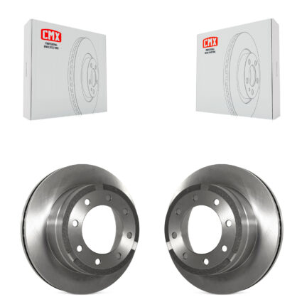 Rear Disc Brake Rotors Pair For Ford F-350 Super Duty F-250 K8-100674