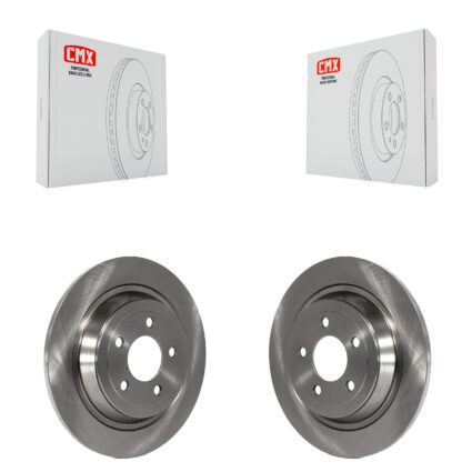 Rear Disc Brake Rotors Pair For Ford Mustang K8-100676