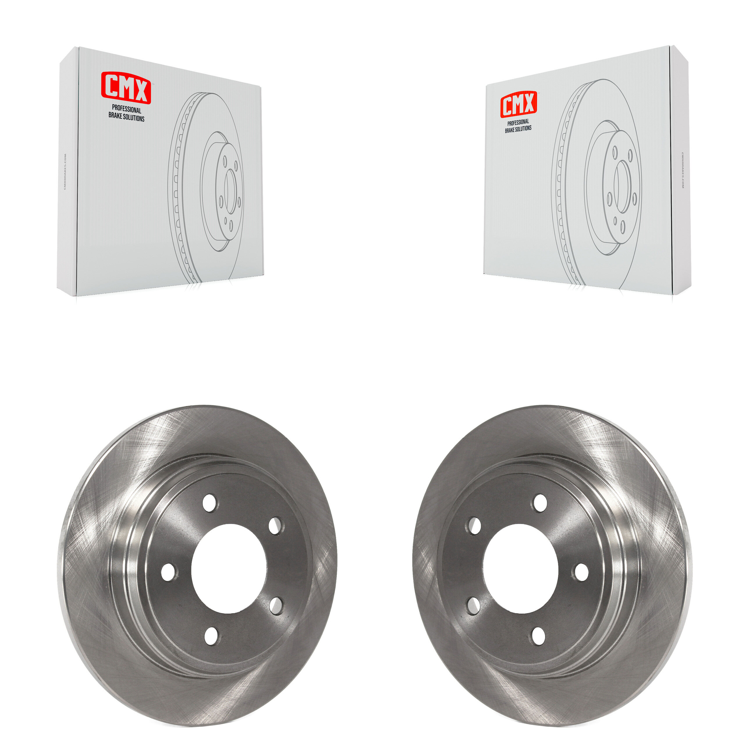 Rear Disc Brake Rotors Pair For Chrysler Intrepid Dodge Concorde 300M LHS Eagle Vision New K8-100679
