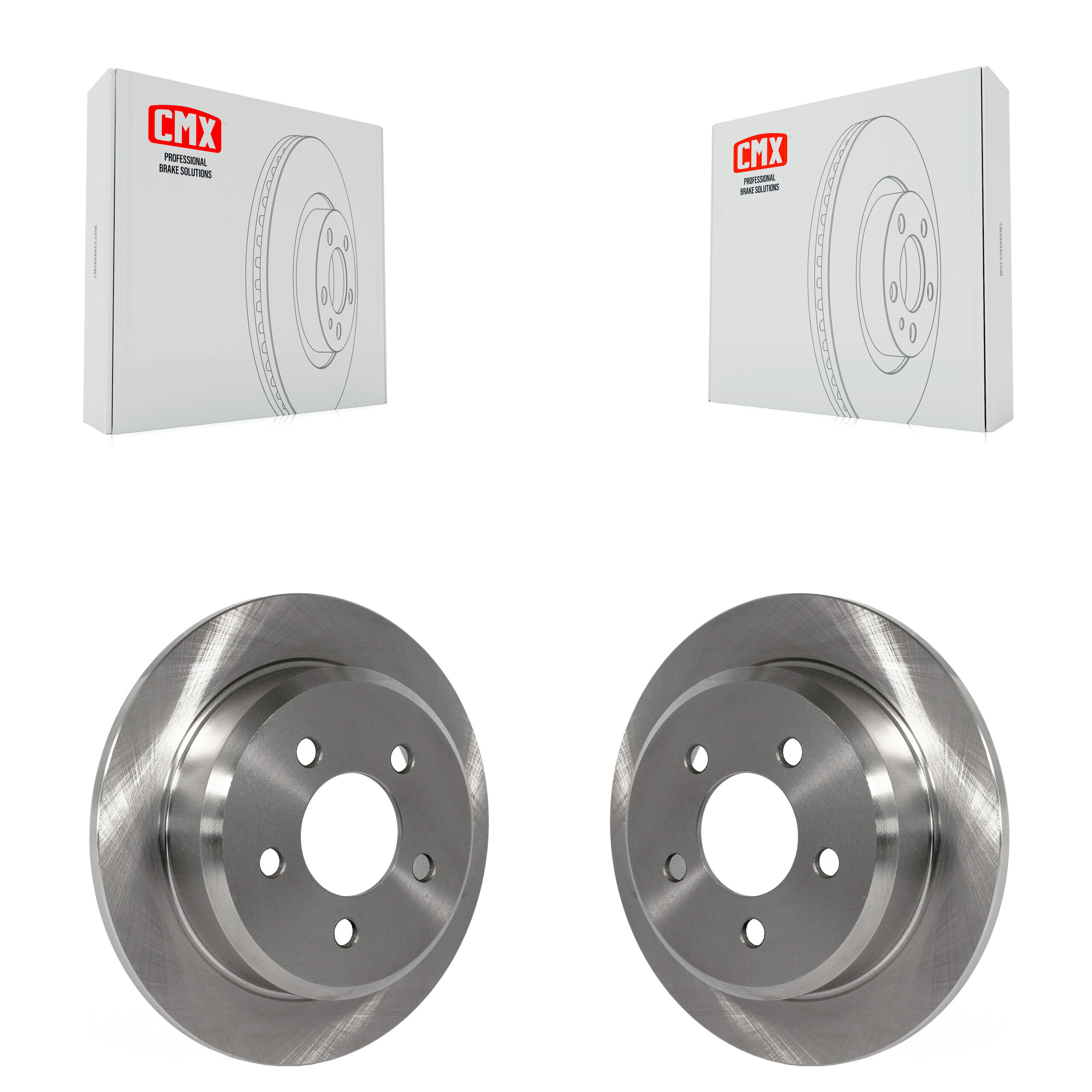 Rear Disc Brake Rotors Pair For Jeep Grand Cherokee Wagoneer K8-100680
