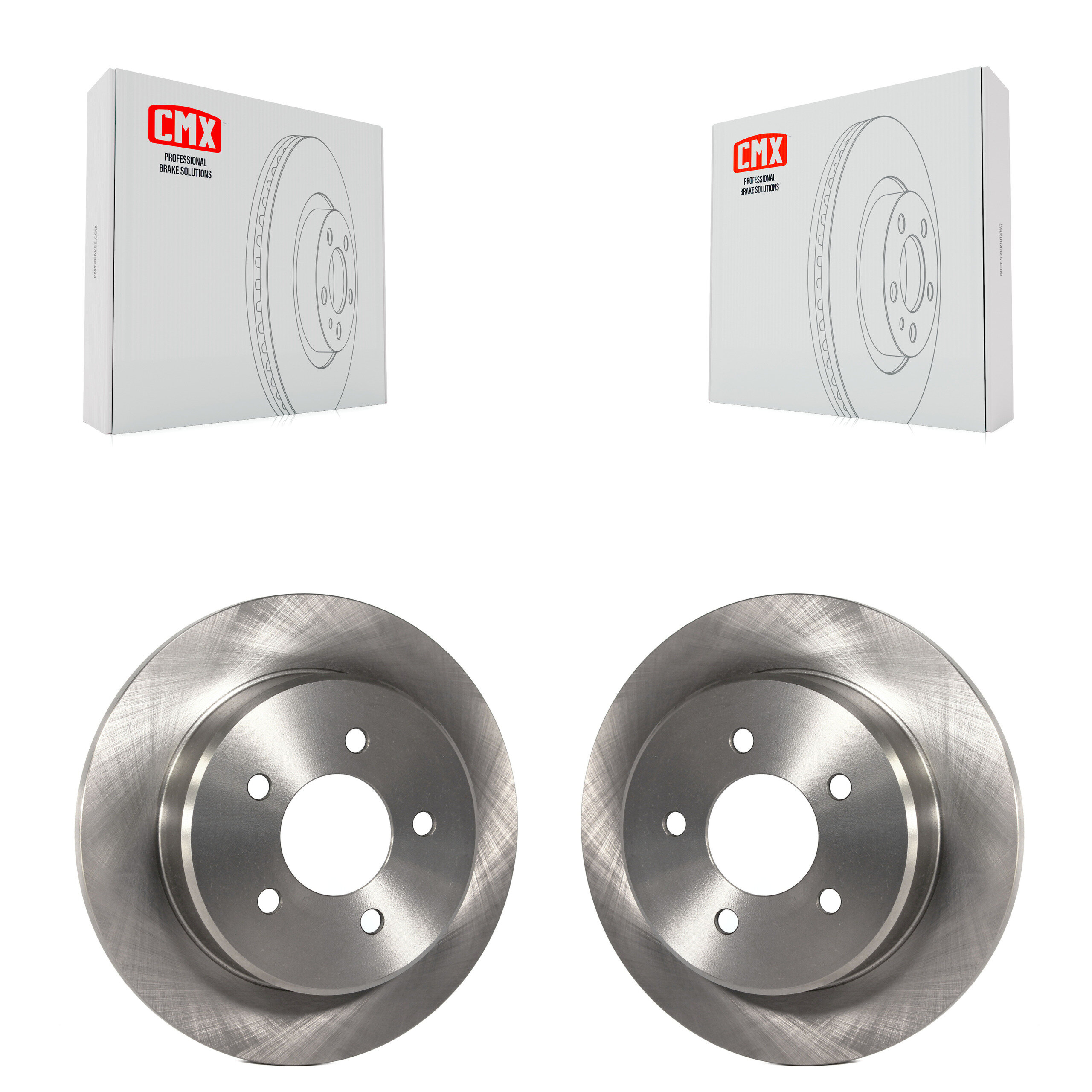 Rear Brake Rotors Pair For Dodge Grand Caravan Chrysler Town & Country Plymouth Voyager K8-100684
