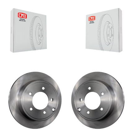 Rear Disc Brake Rotors Pair For Jeep Mitsubishi Lancer Patriot Dodge Chrysler Compass 200 K8-100700