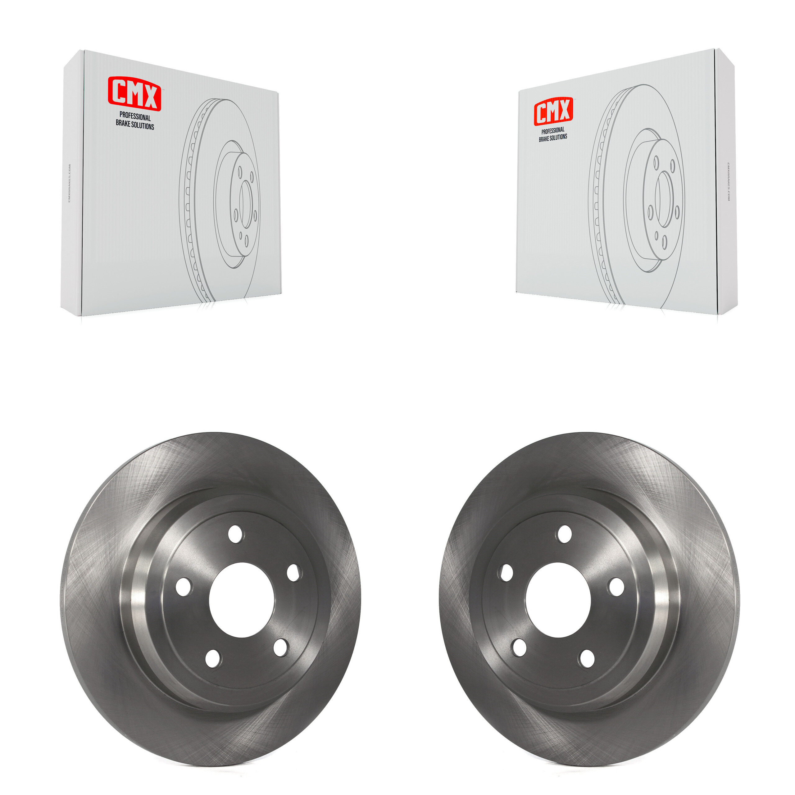 Rear Disc Brake Rotors Pair For Jeep Grand Cherokee Dodge Durango With Solid K8-100709