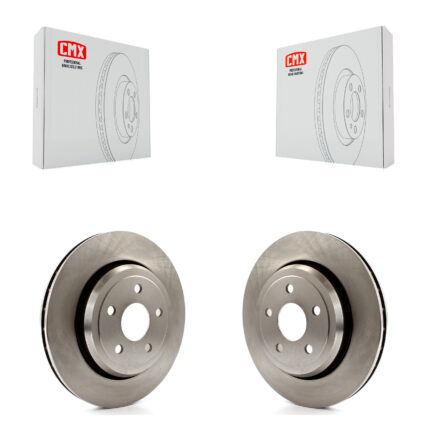 Rear Disc Brake Rotors Pair For Jeep Grand Cherokee Dodge Durango With 4 Piston Caliper K8-100711