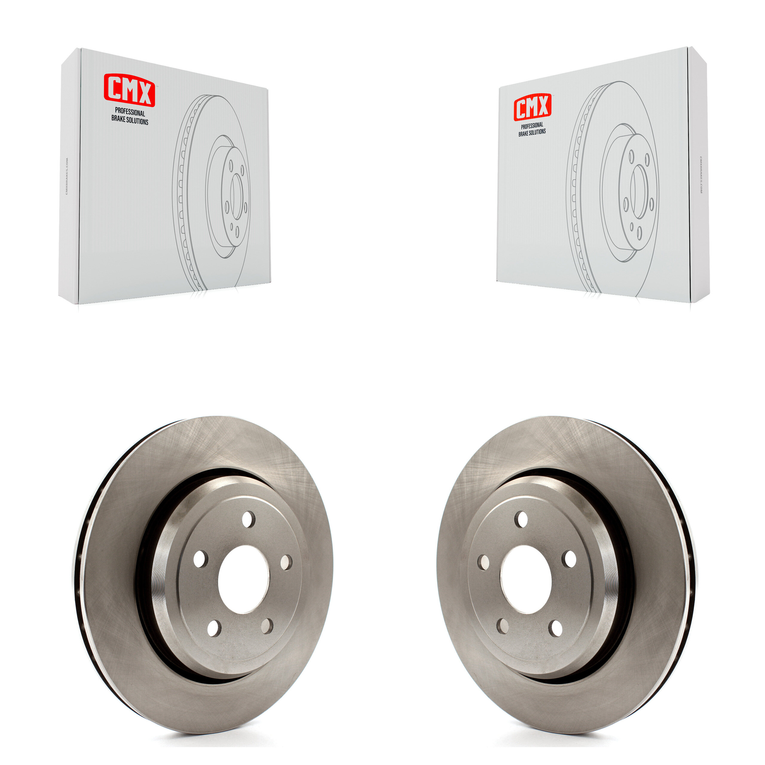 Rear Disc Brake Rotors Pair For Jeep Grand Cherokee Dodge Durango With 4 Piston Caliper K8-100711