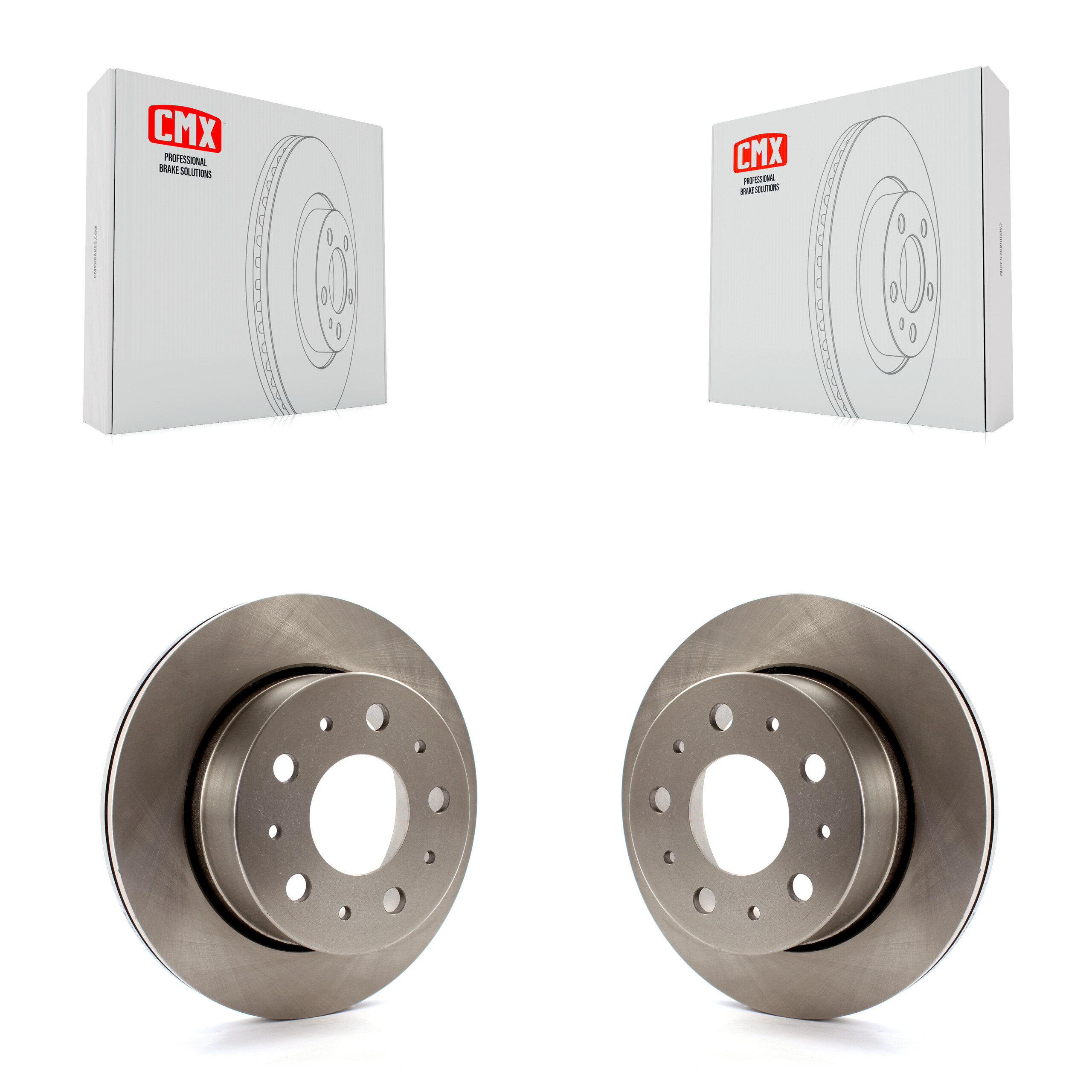 Rear Disc Brake Rotors Pair For 2014-2021 Ram ProMaster 2500 3500 1500 With Vented Rotor K8-100716