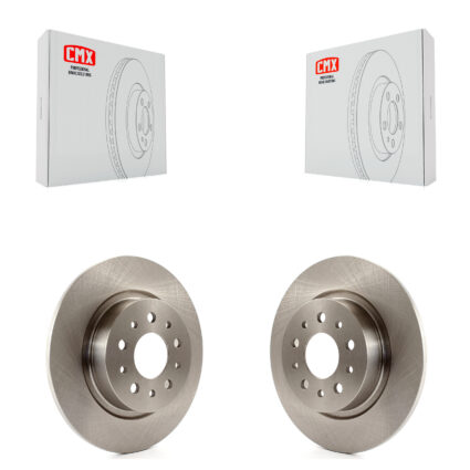 Rear Disc Brake Rotors Pair For 2014-2020 Fiat 500L K8-100718