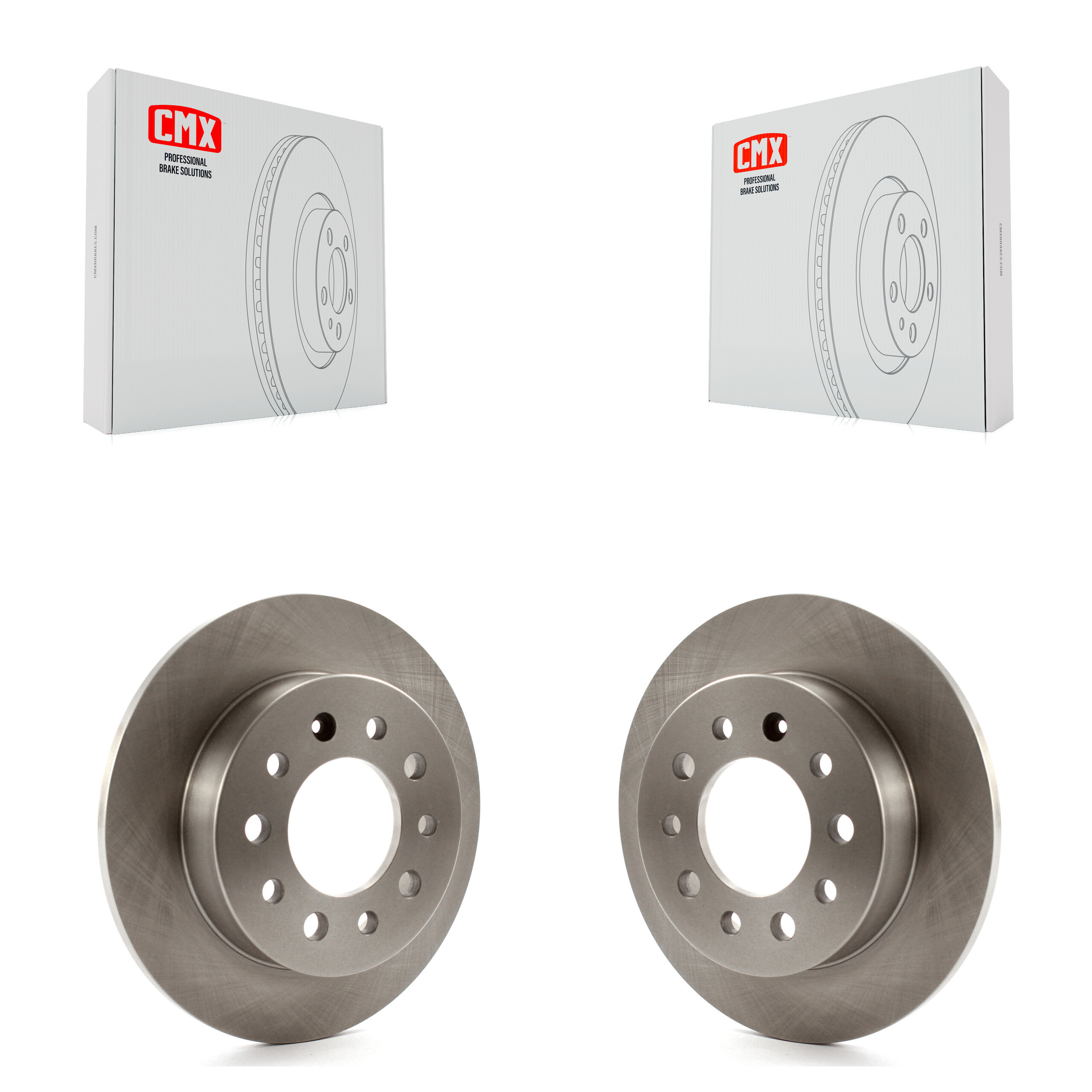 Rear Disc Brake Rotors Pair For 2003-2008 Hyundai Tiburon K8-100773