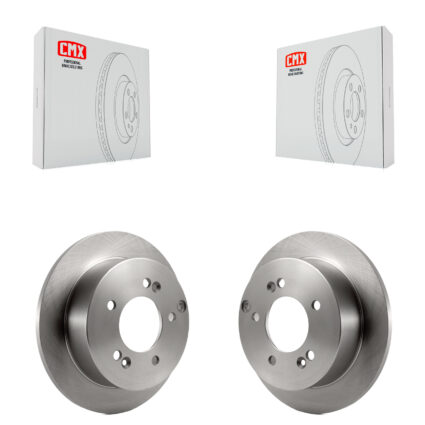 Rear Brake Rotors Pair For Hyundai Sonata Tucson Kia Sportage Optima XG350 XG300 Magentis K8-100776