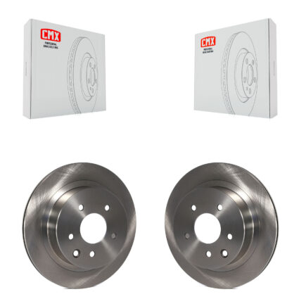 Rear Brake Rotors Pair For Nissan Rogue Sport Qashqai LEAF Juke X-Trail INFINITI G35 350Z K8-100779