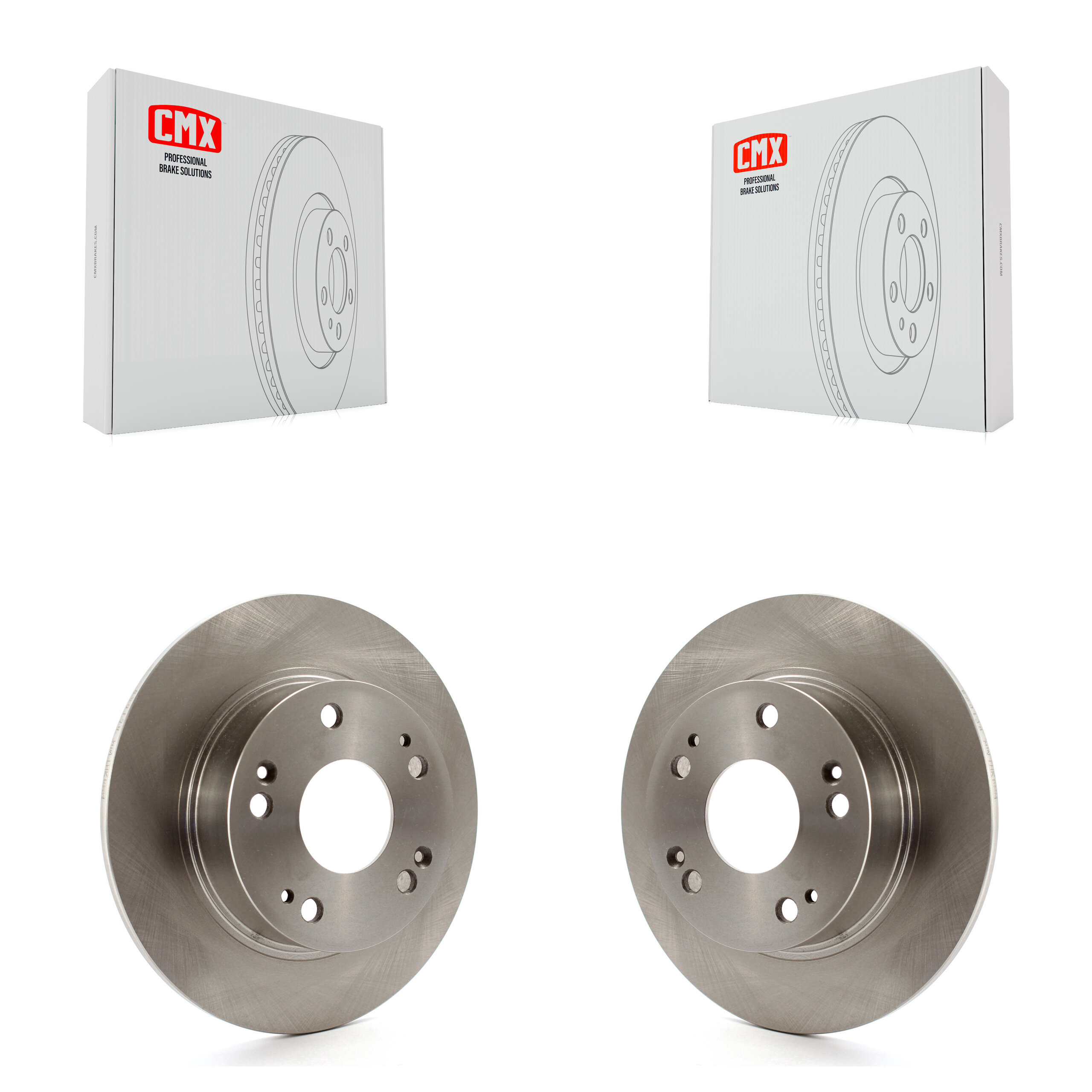 Rear Disc Brake Rotors Pair For Honda Accord Acura TSX K8-100785