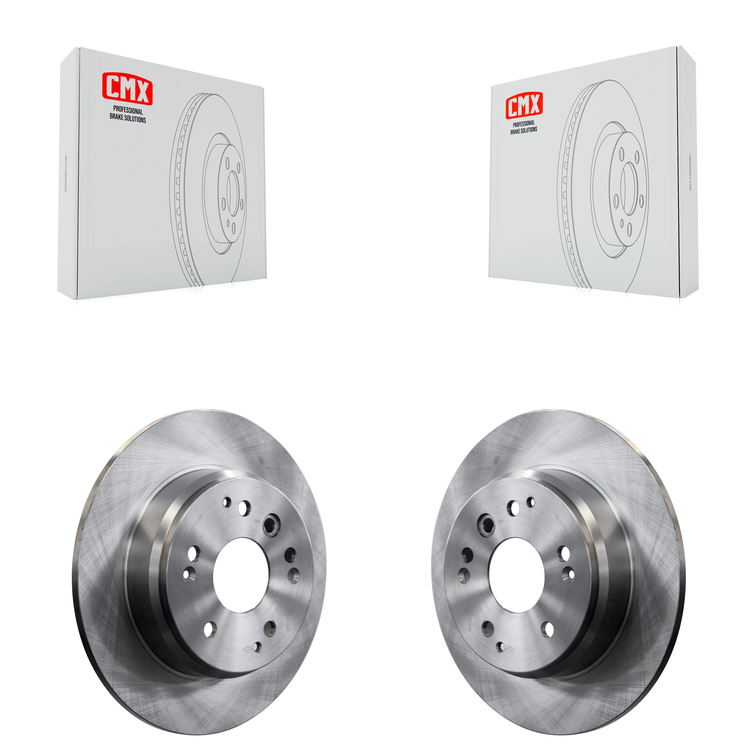 Rear Disc Brake Rotors Pair For Acura TL Honda Element K8-100786