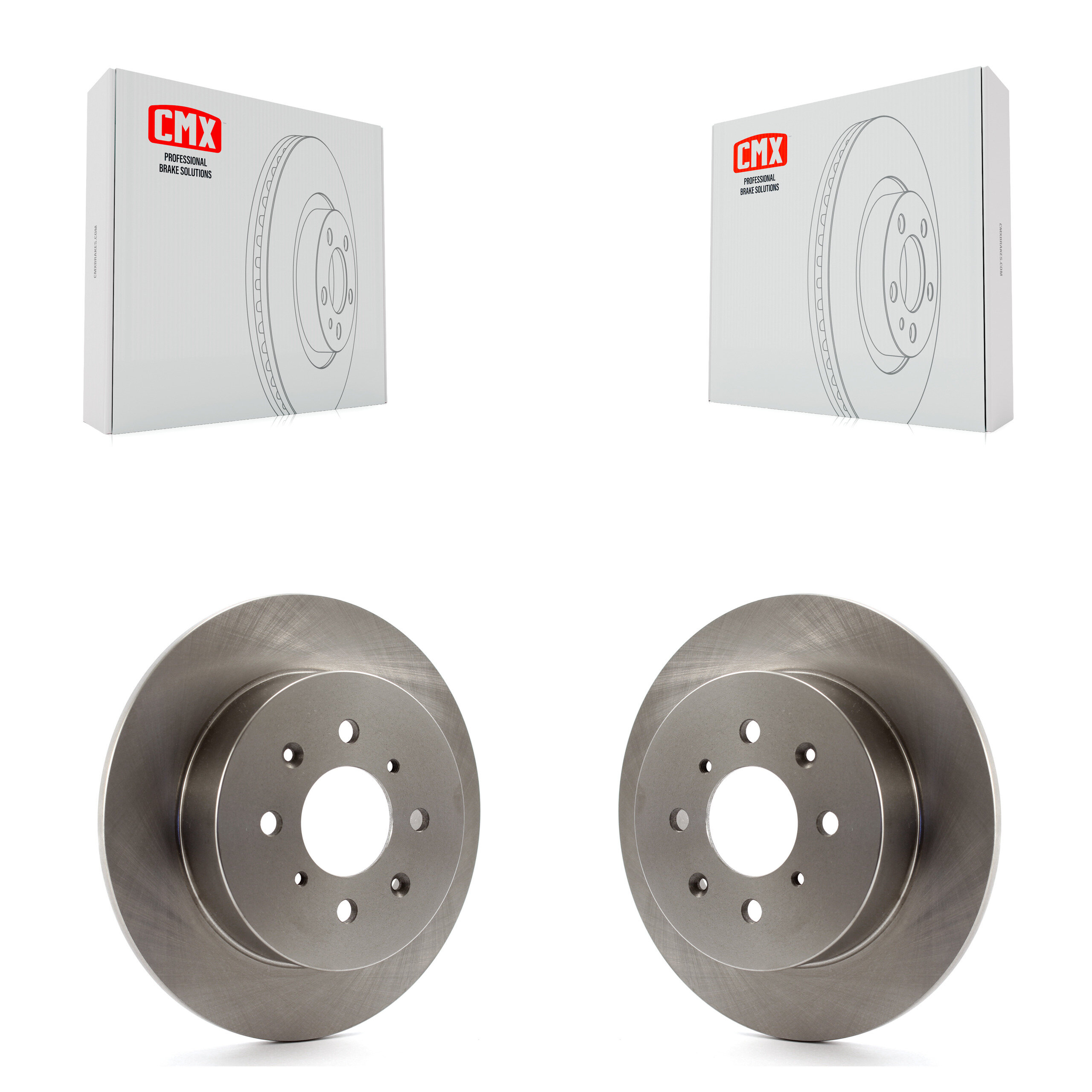 Rear Disc Brake Rotors Pair For Honda Civic Acura EL K8-100791