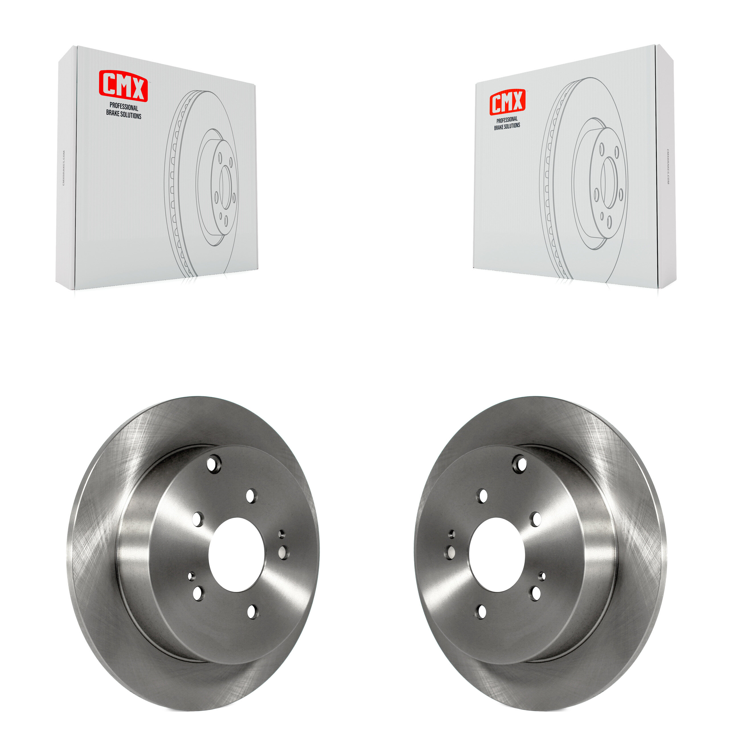 Rear Disc Brake Rotors Pair For Mitsubishi Endeavor K8-100792