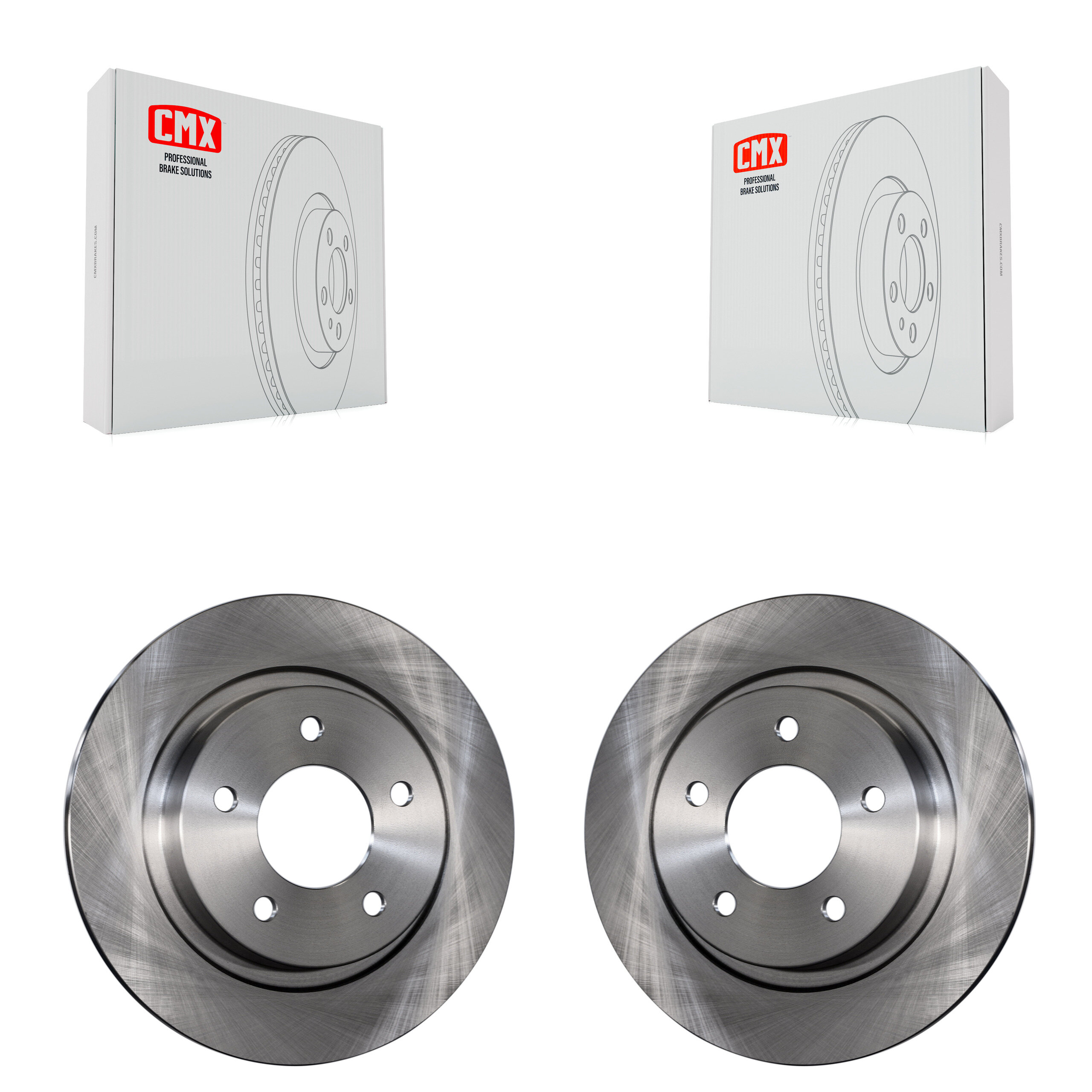 Rear Disc Brake Rotors Pair For Mazda 3 Sport K8-100806