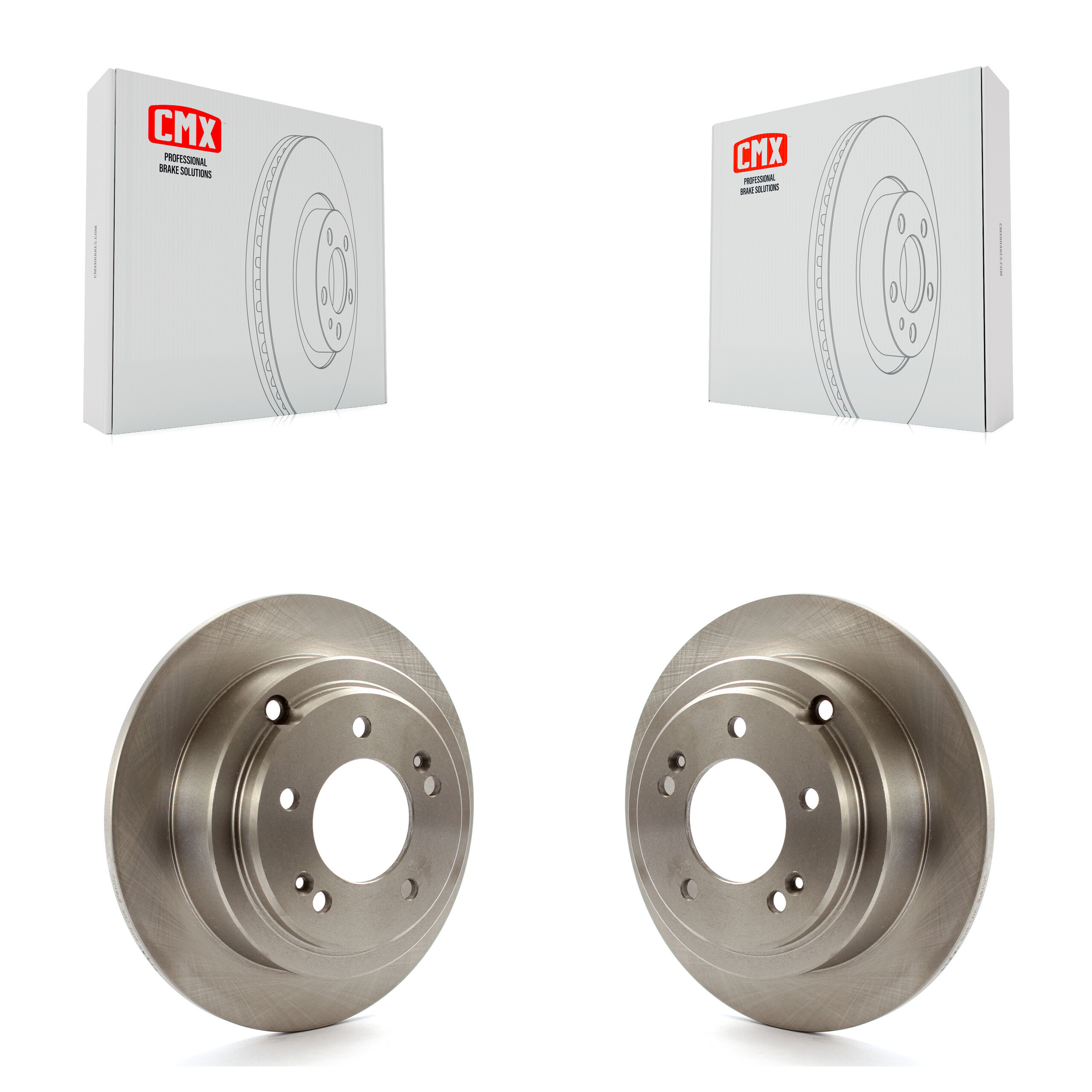 Rear Disc Brake Rotors Pair For 2004-2006 Kia Amanti K8-100810