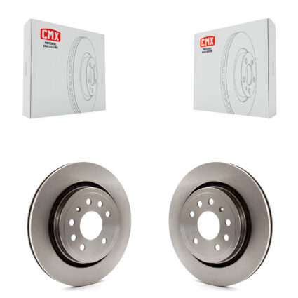 Rear Disc Brake Rotors Pair For Saab 9-3 9-3X With Vented Rotor K8-100812