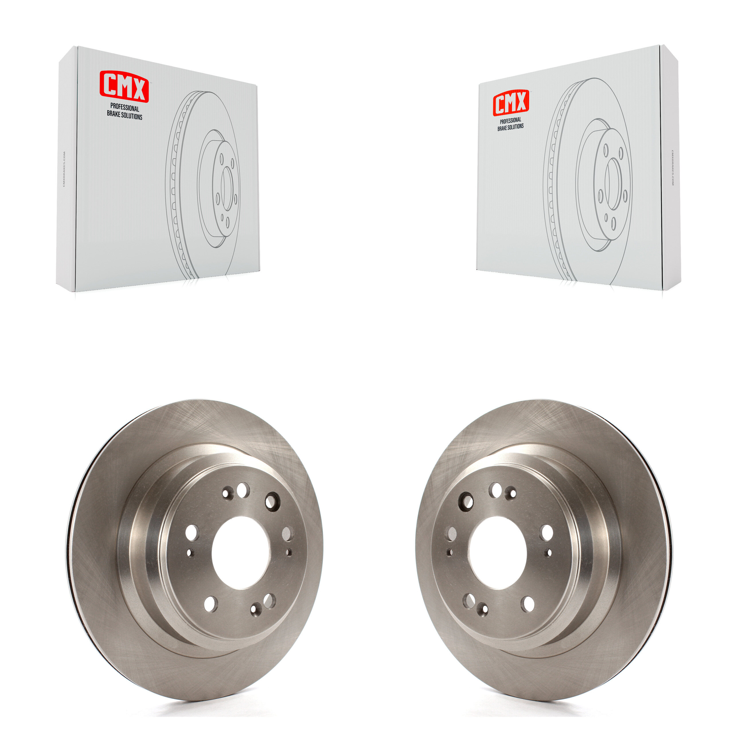 Rear Disc Brake Rotors Pair For 2005-2012 Acura RL K8-100816