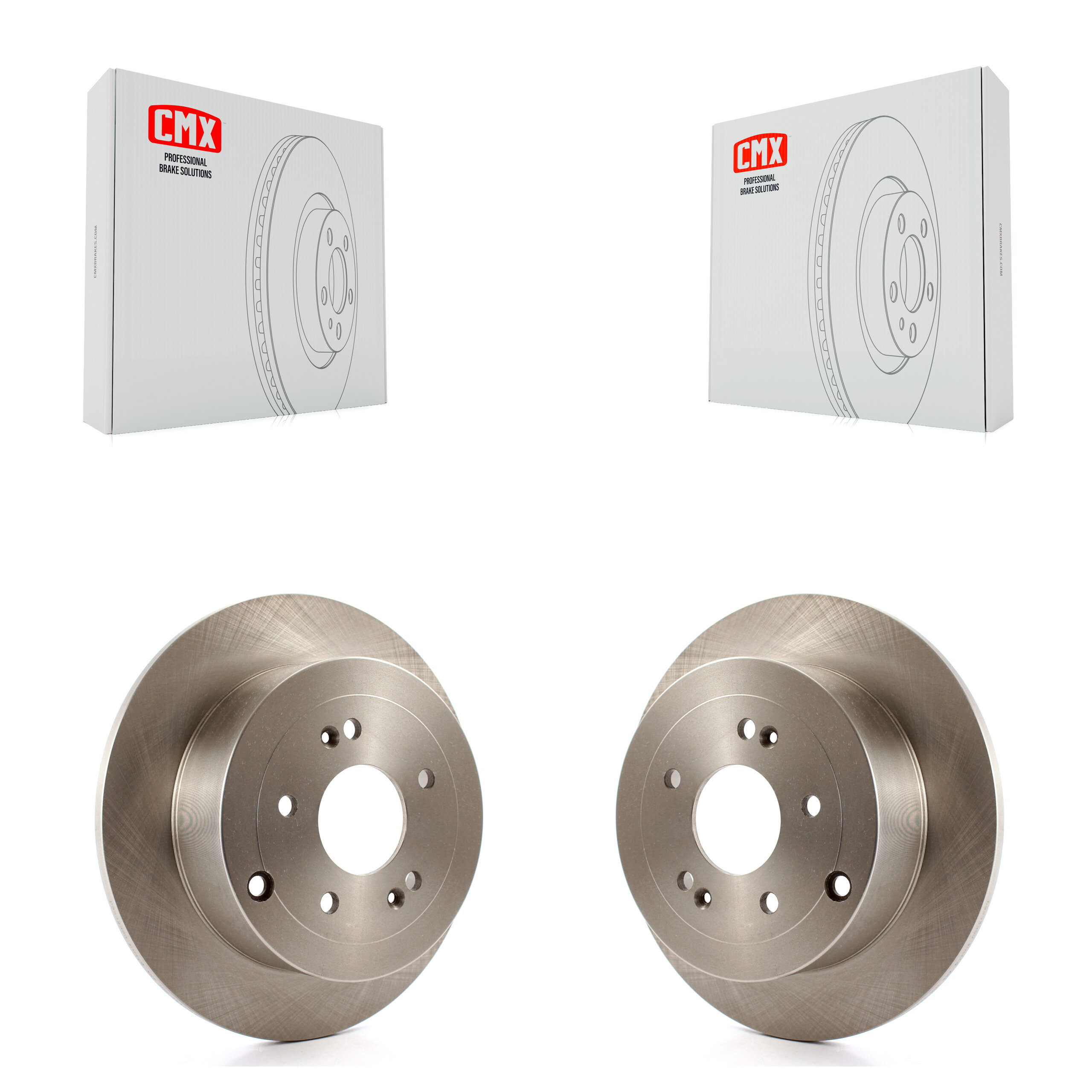 Rear Disc Brake Rotors Pair For 2007-2009 Hyundai Santa Fe K8-100844