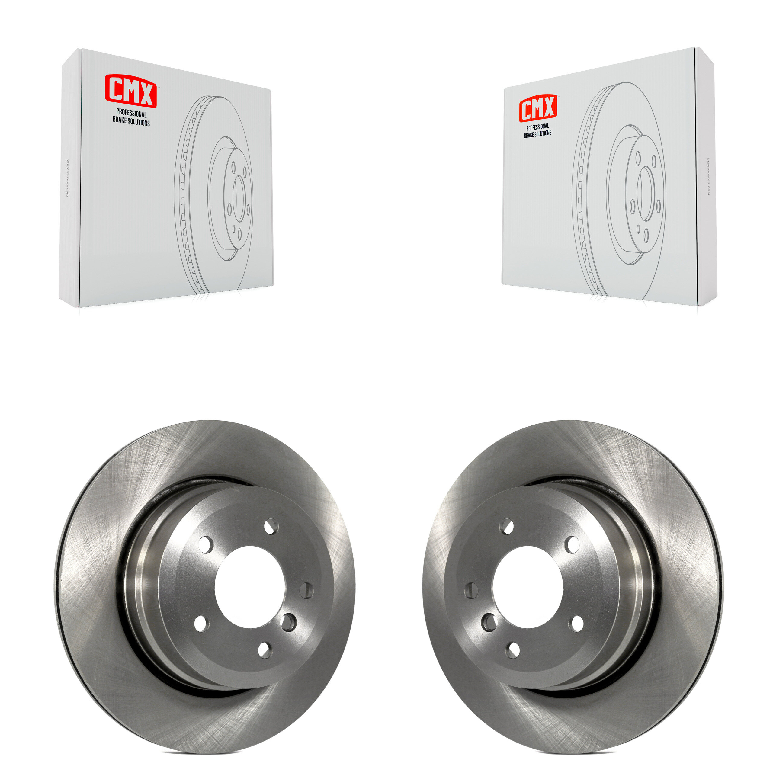 Rear Disc Brake Rotors Pair For BMW 530xi 528i xDrive 535i 535xi 528xi 525xi K8-100851
