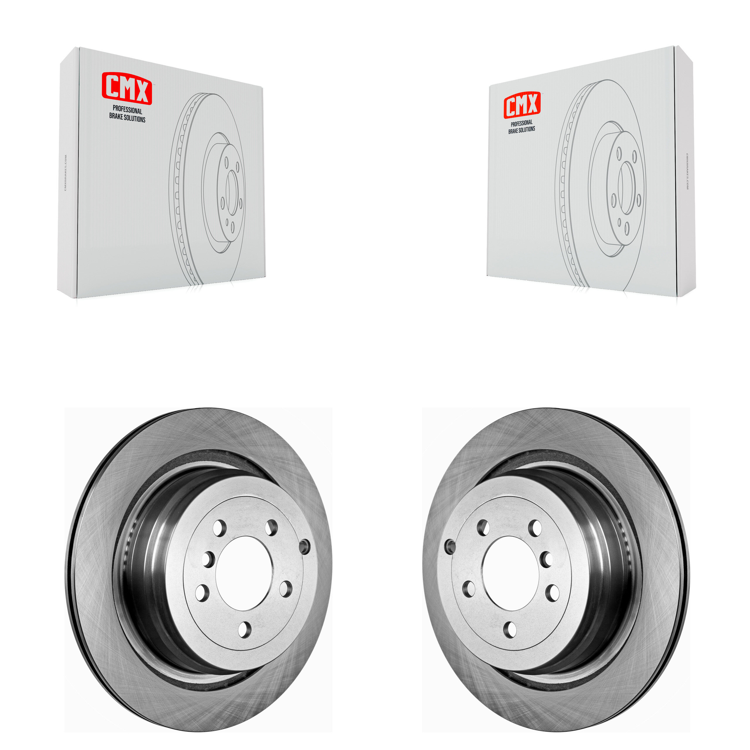 Rear Disc Brake Rotors Pair For Land Rover Range K8-100856
