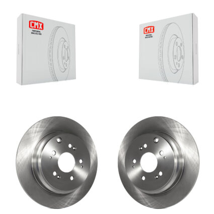 Rear Disc Brake Rotors Pair For Honda Odyssey Pilot Acura MDX ZDX K8-100860