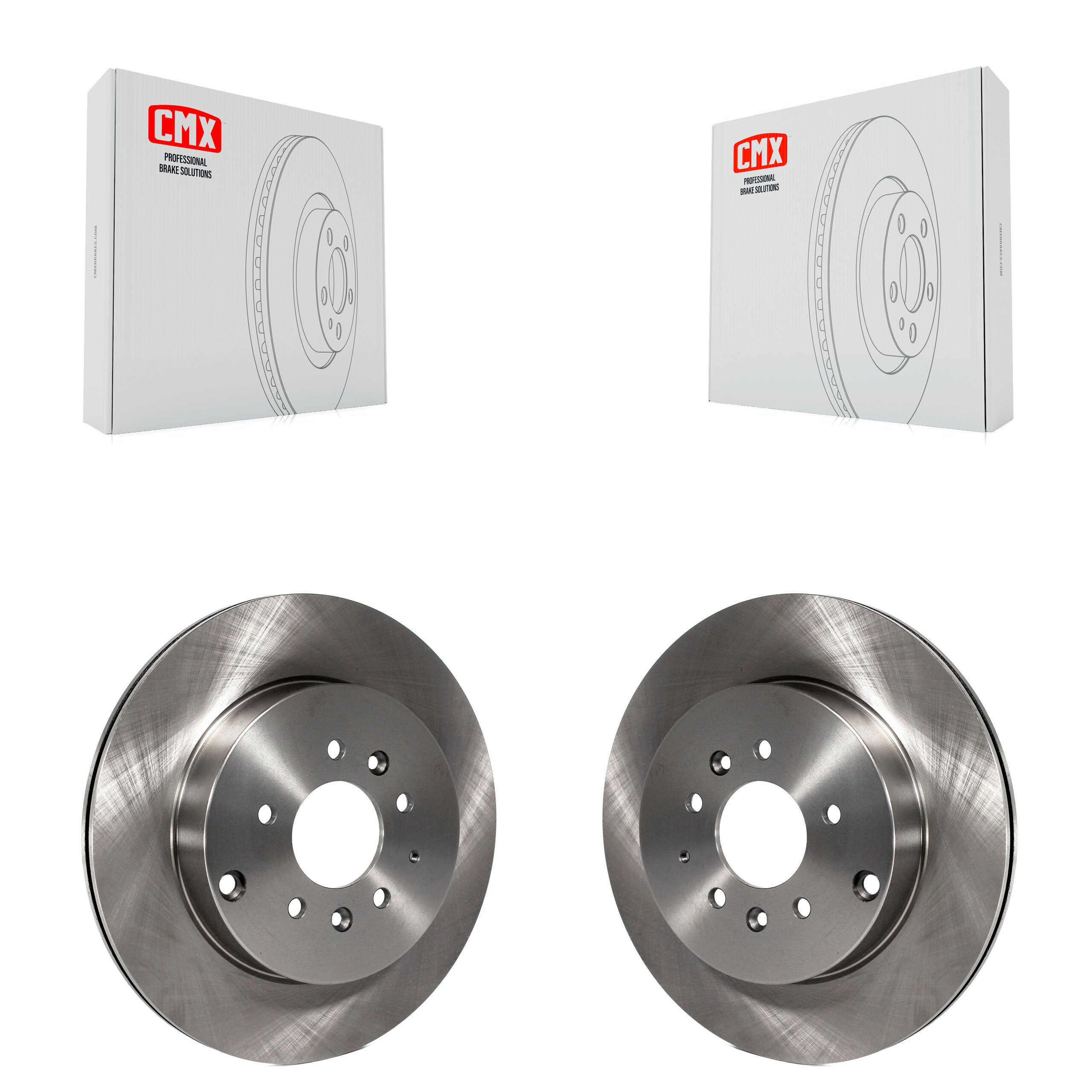 Rear Disc Brake Rotors Pair For 2007-2015 Mazda CX-9 K8-100863