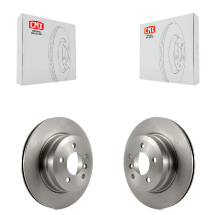 Rear Disc Brake Rotors Pair For BMW X5 X6 K8-100866