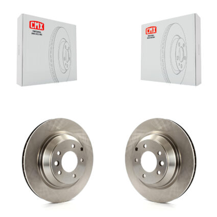 Rear Disc Brake Rotors Pair For Audi Q7 Porsche Cayenne Volkswagen Touareg K8-100880