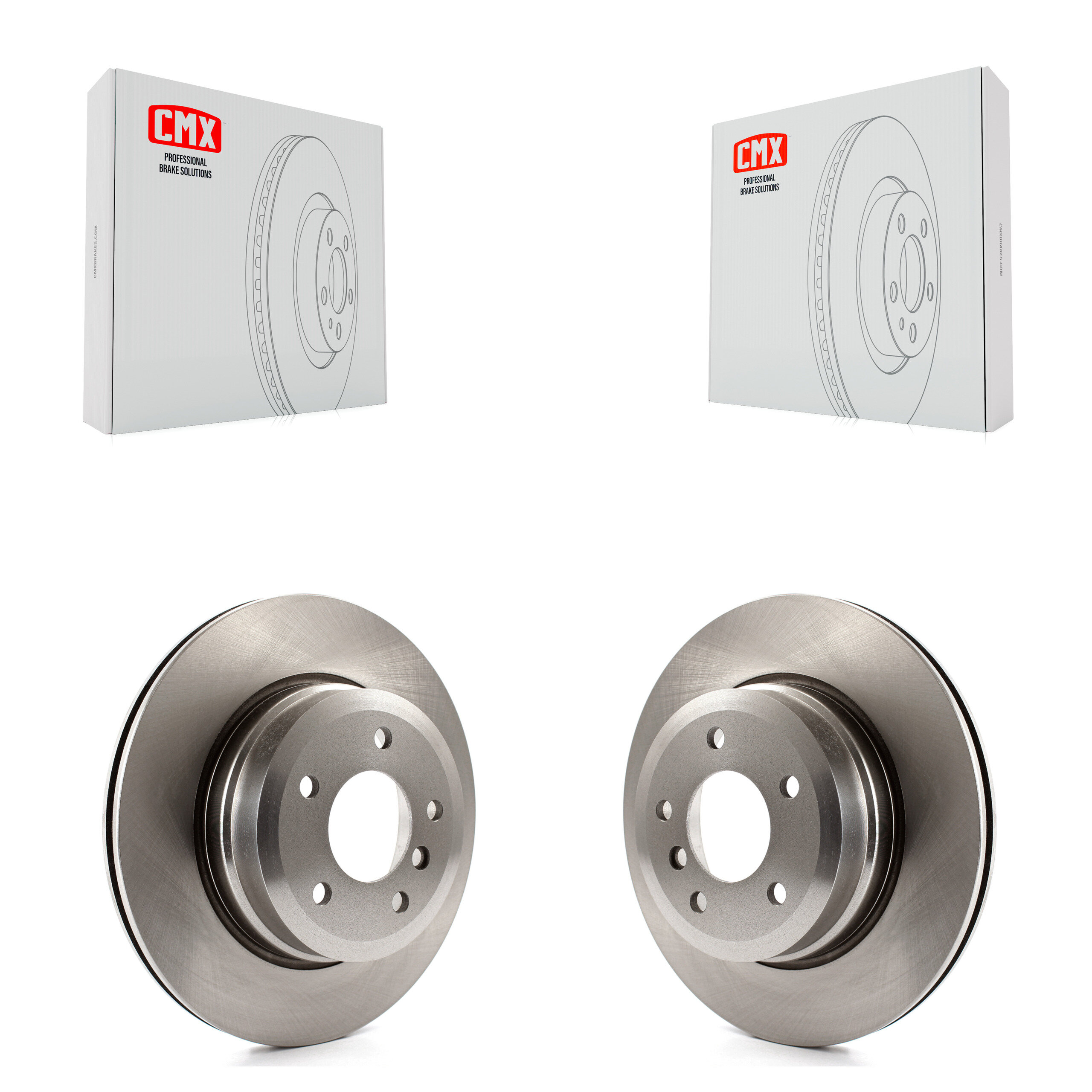 Rear Disc Brake Rotors Pair For BMW 135i 135is K8-100886