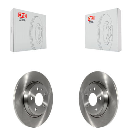 Rear Disc Brake Rotors Pair For Audi Q5 A4 Quattro A5 allroad Sportback A7 A6 S5 K8-100888