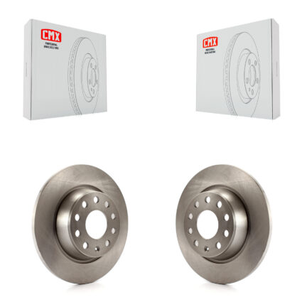 Rear Brake Rotors Pair For Volkswagen Tiguan Audi CC Jetta A3 Quattro Q3 Passat GTI Eos K8-100905