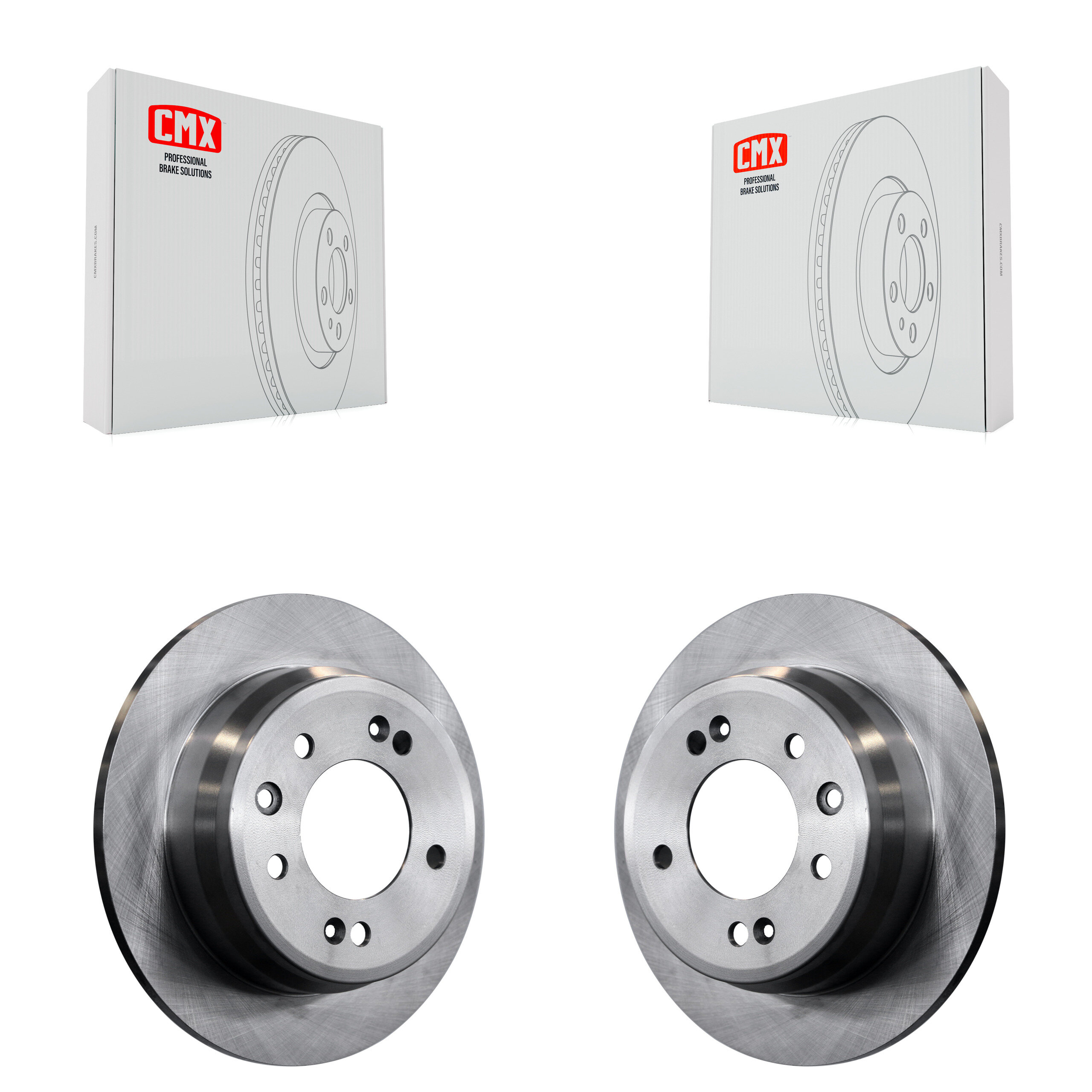 Rear Disc Brake Rotors Pair For Hyundai Elantra Tucson Kia Sportage K8-100912