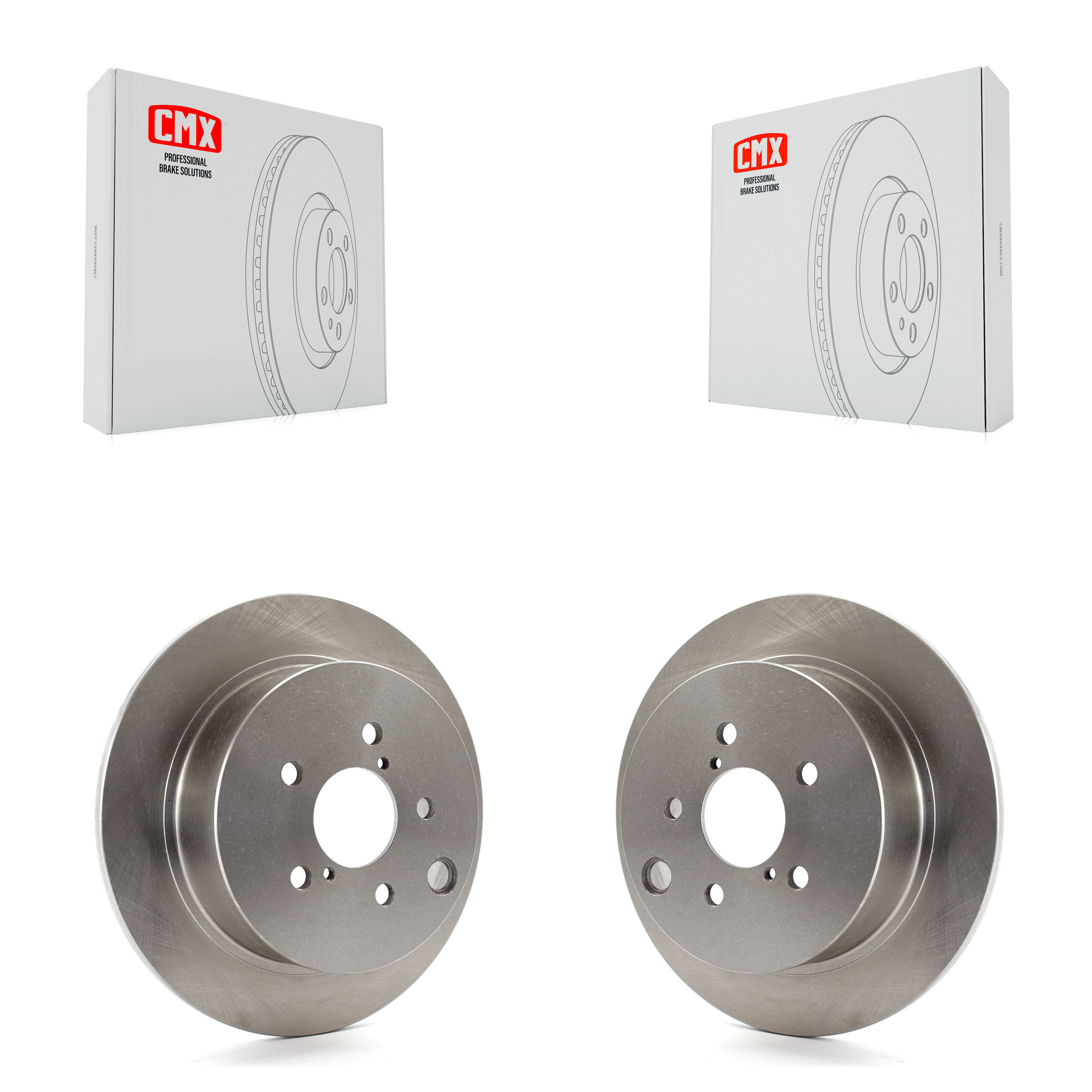 Rear Disc Brake Rotors Pair For Subaru Crosstrek Impreza Forester XV K8-100924