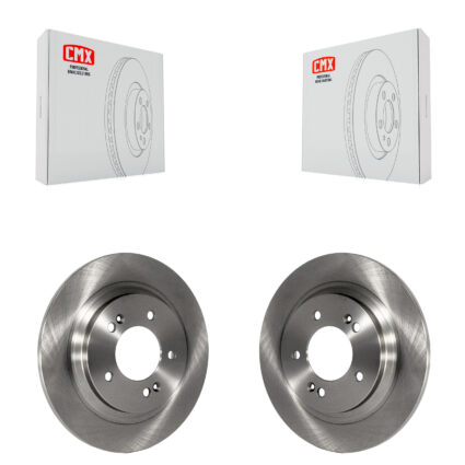 Rear Brake Rotors Pair For Hyundai Kia Sonata Optima Ioniq Elantra GT Forte5 Niro Soul EV K8-100933