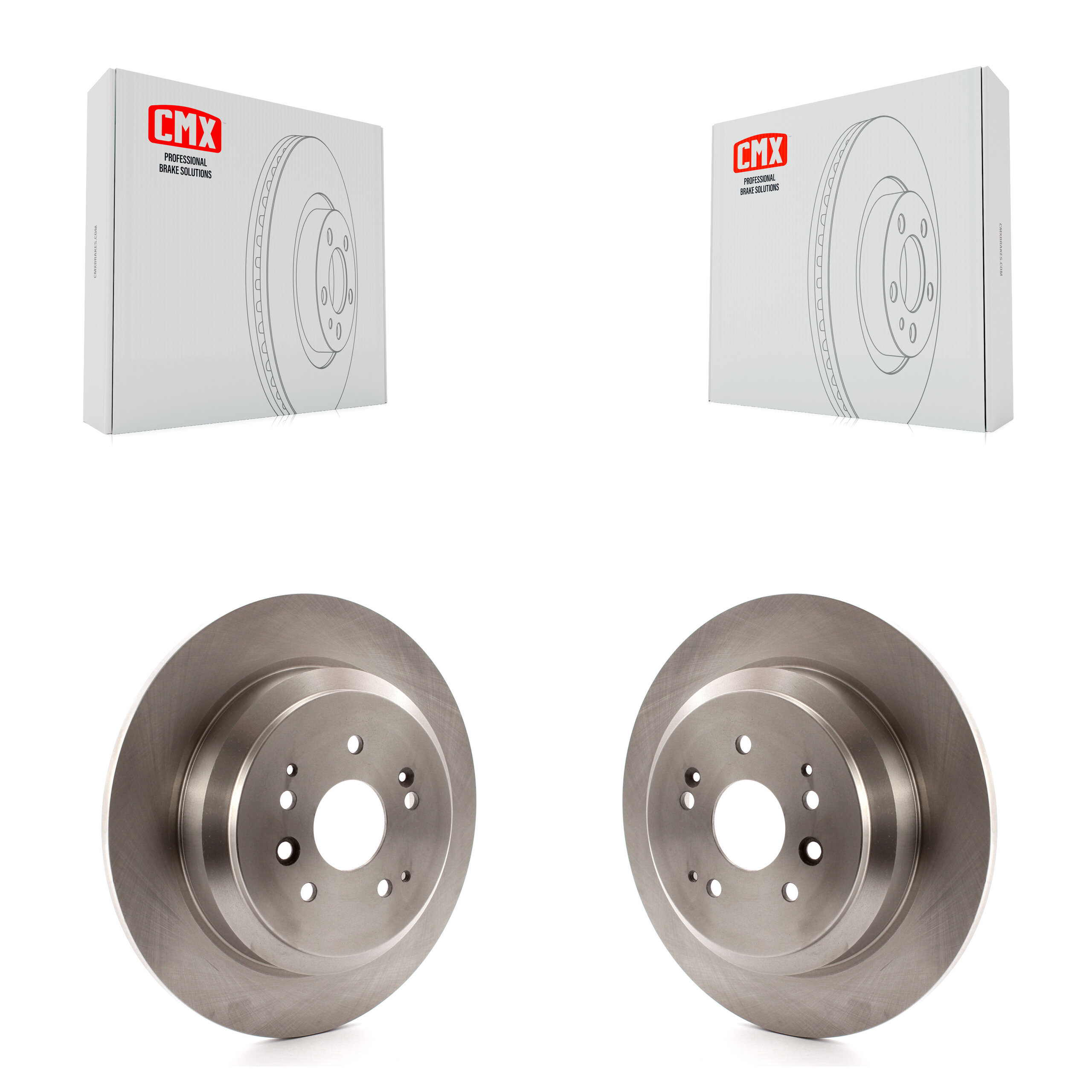 Rear Disc Brake Rotors Pair For 2014-2016 Acura MDX K8-100936