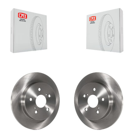 Rear Brake Rotors Pair For Toyota RAV4 Camry Lexus Corolla Cross C-HR NX300 Venza NX200t K8-100950