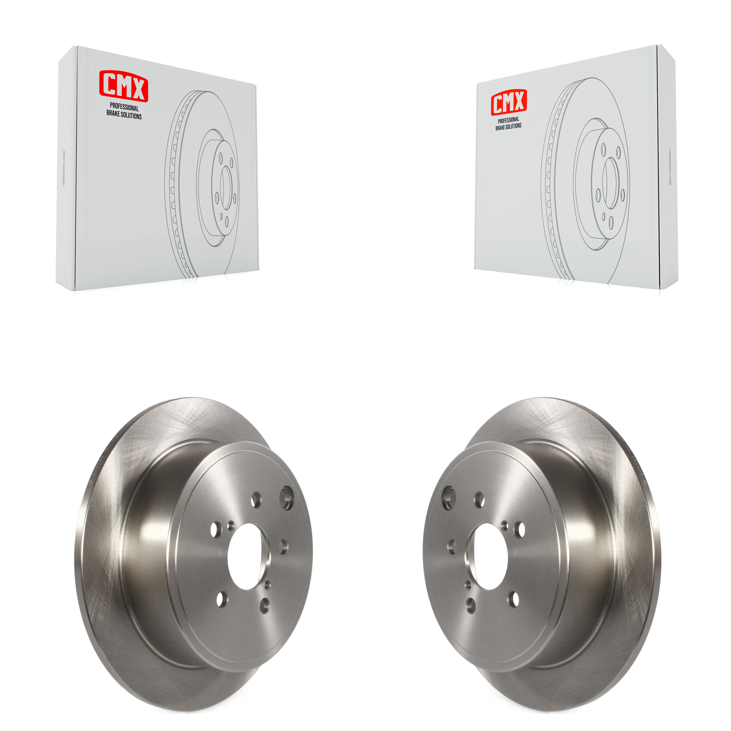 Rear Disc Brake Rotors Pair For Subaru WRX K8-100966