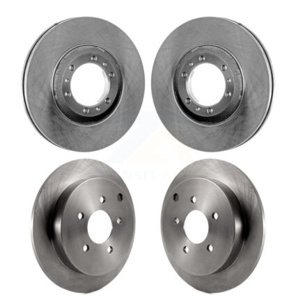 Front Rear Disc Brake Rotors Kit For 2002-2004 Pontiac Montana FWD with rear brakes K8-100972