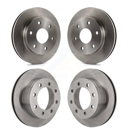 Front Rear Disc Brake Rotors Kit For 2006 Chevrolet Express 2500 GMC Savana K8-100981