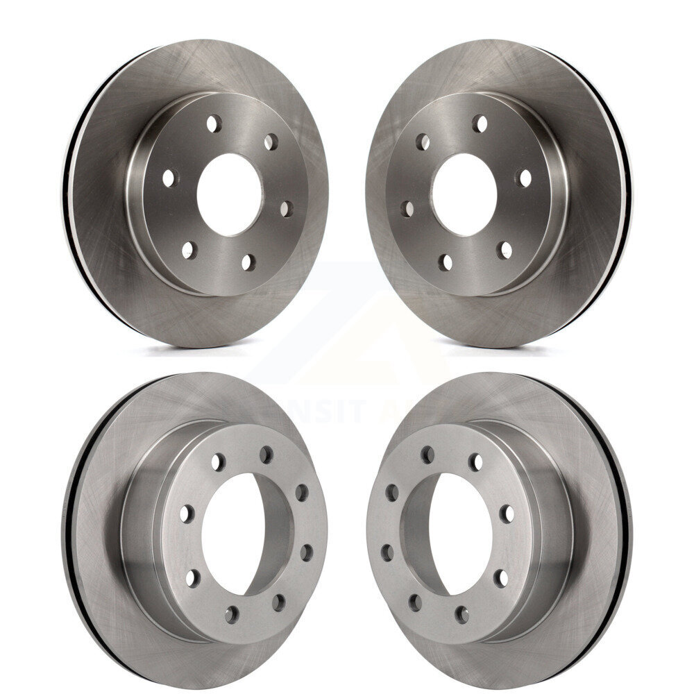 Front Rear Disc Brake Rotors Kit For 2006 Chevrolet Express 2500 GMC Savana K8-100981