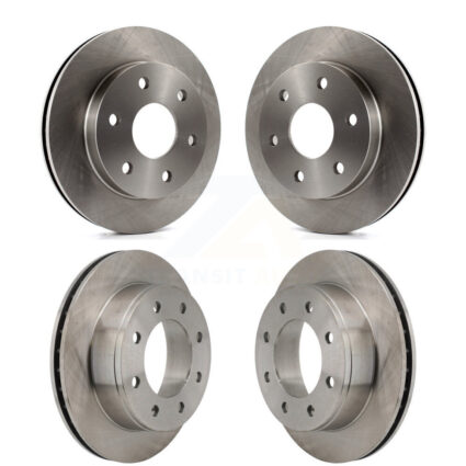 Front Rear Brake Rotors Kit For 2006 Chevrolet Express 2500 GAS engine With 6 Lug Wheels K8-100982