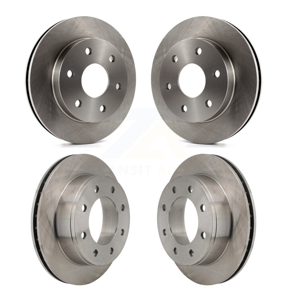 Front Rear Brake Rotors Kit For 2006 Chevrolet Express 2500 GAS engine With 6 Lug Wheels K8-100982
