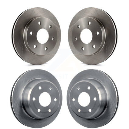 Front Rear Brake Rotors Kit For Chevrolet GMC Silverado 1500 Sierra Avalanche Yukon Tahoe K8-100983