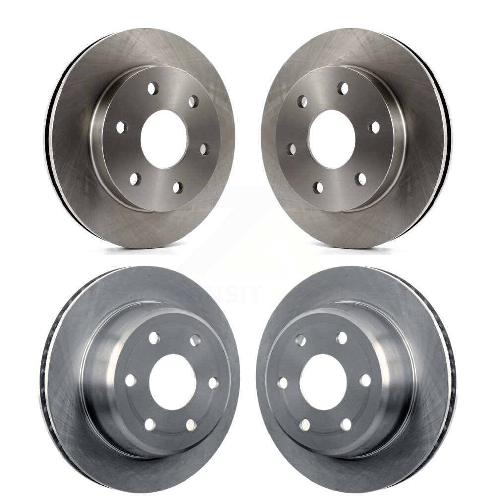 Front Rear Brake Rotors Kit For Chevrolet GMC Silverado 1500 Sierra Avalanche Yukon Tahoe K8-100983