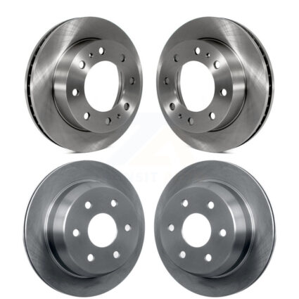 Front Rear Disc Brake Rotors Kit For 2003 Chevrolet Silverado 2500 HD Suburban GMC Sierra K8-100986